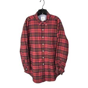 90s Arrow River Brand Red Flannel Shirt Brushed Cotton Vintage Size XL